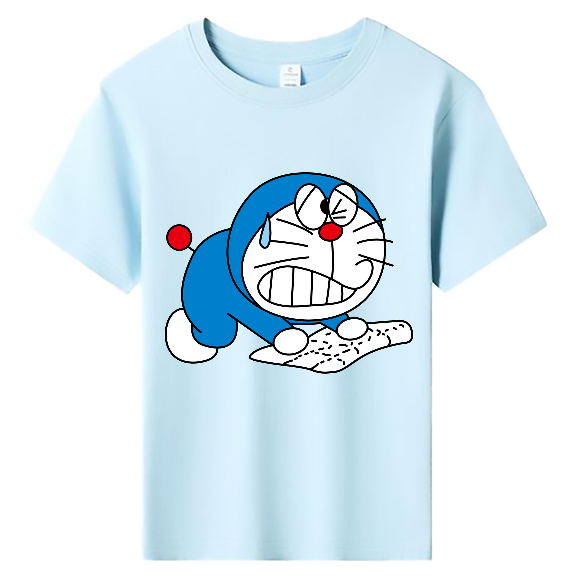 （画像用） ドラえもん Doraemon 綿100％キッズTシャツ（フロントプリント）